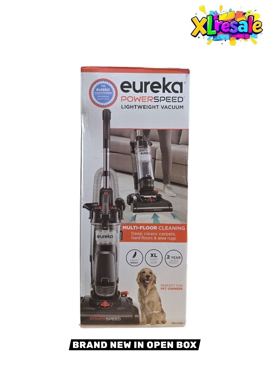 Eureka PowerSpeed Multi-Surface Upright Bagless Vacuum Cleaner NEU180 / NEW