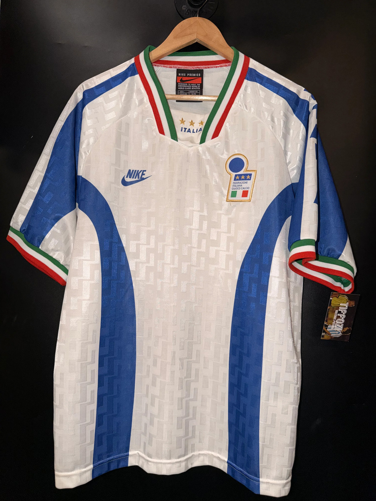 ITALY 1995-1996 ORIGINAL TRAINING JERSEY Size L ITALY 1995-1996 ORIGINAL TRAINING JERSEY Size L