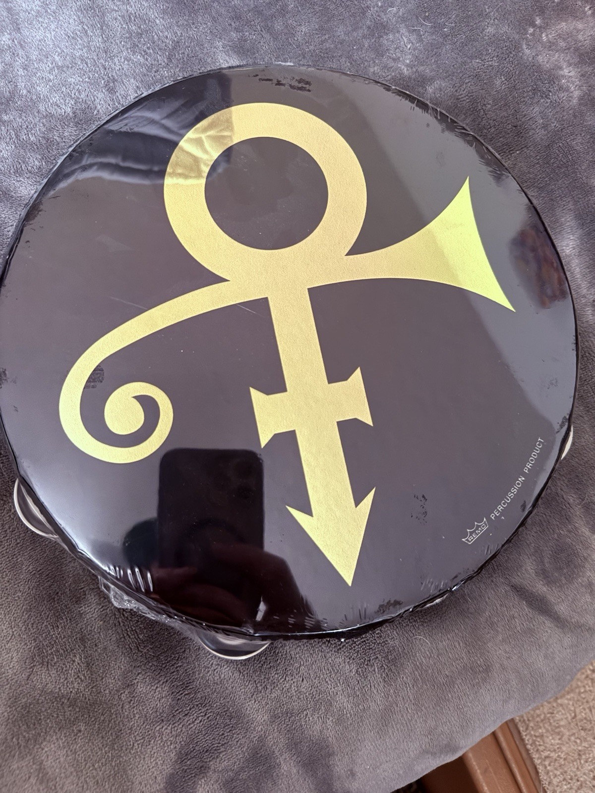 Original Sealed Remo 10” Gold “artist formerly Prince” Symbol Tambourine