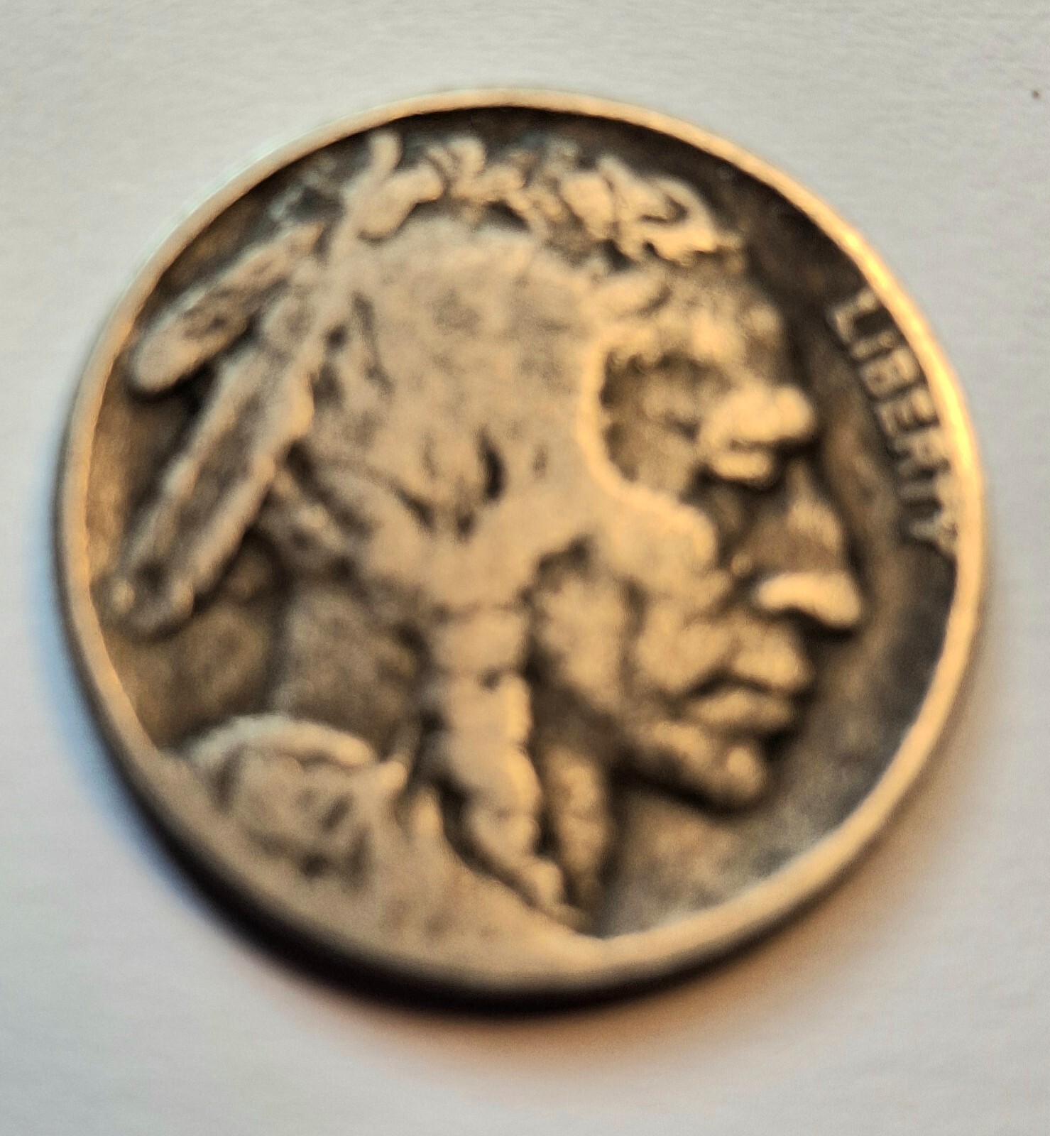 1927 Buffalo Nickel mint error rare Old Coin 2 Feathers Broad Struck Oc 1927 Buffalo Nickel mint error rare Old Coin 2 Feathers Broad Struck Oc