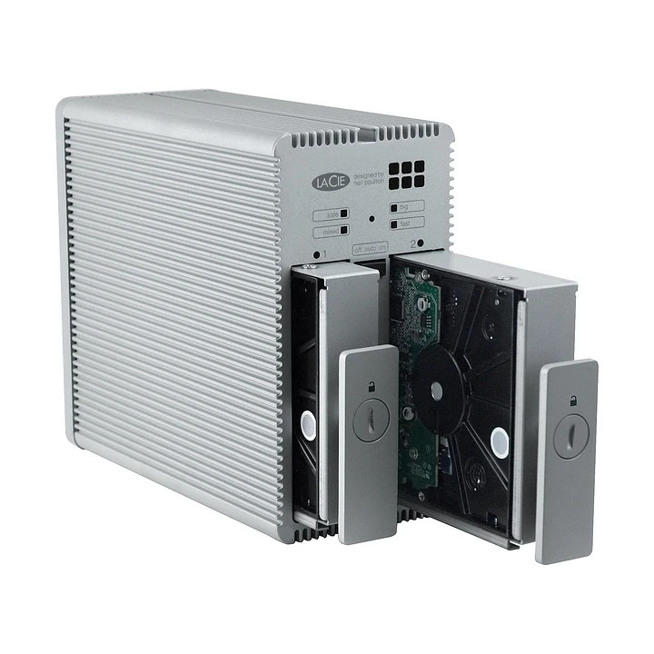 Lacie 2big Quadra RAID 2 x 2 TB 4 TB Only 158 hours 