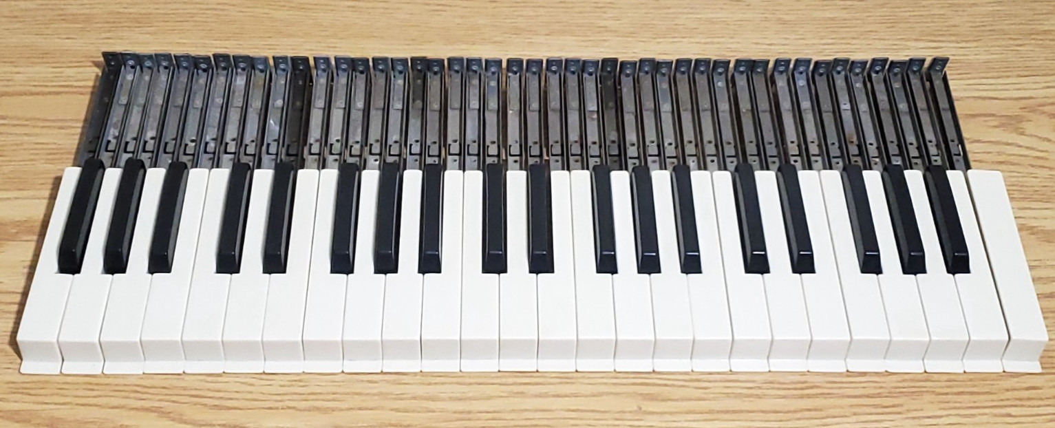 Hammond Organ 44 Waterfall Keys Set Full Manual A100 B2 B3 C2 C3 M2 M3 RT2 RT3