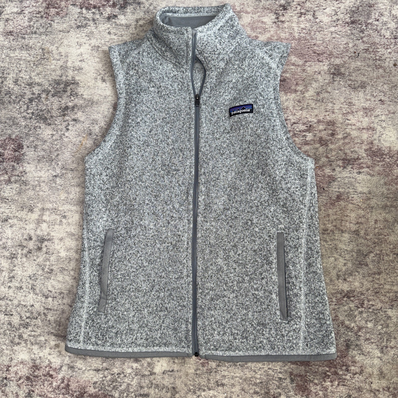 Patagonia Better Sweater Fleece Vest Womens Medium Full Zip Gray