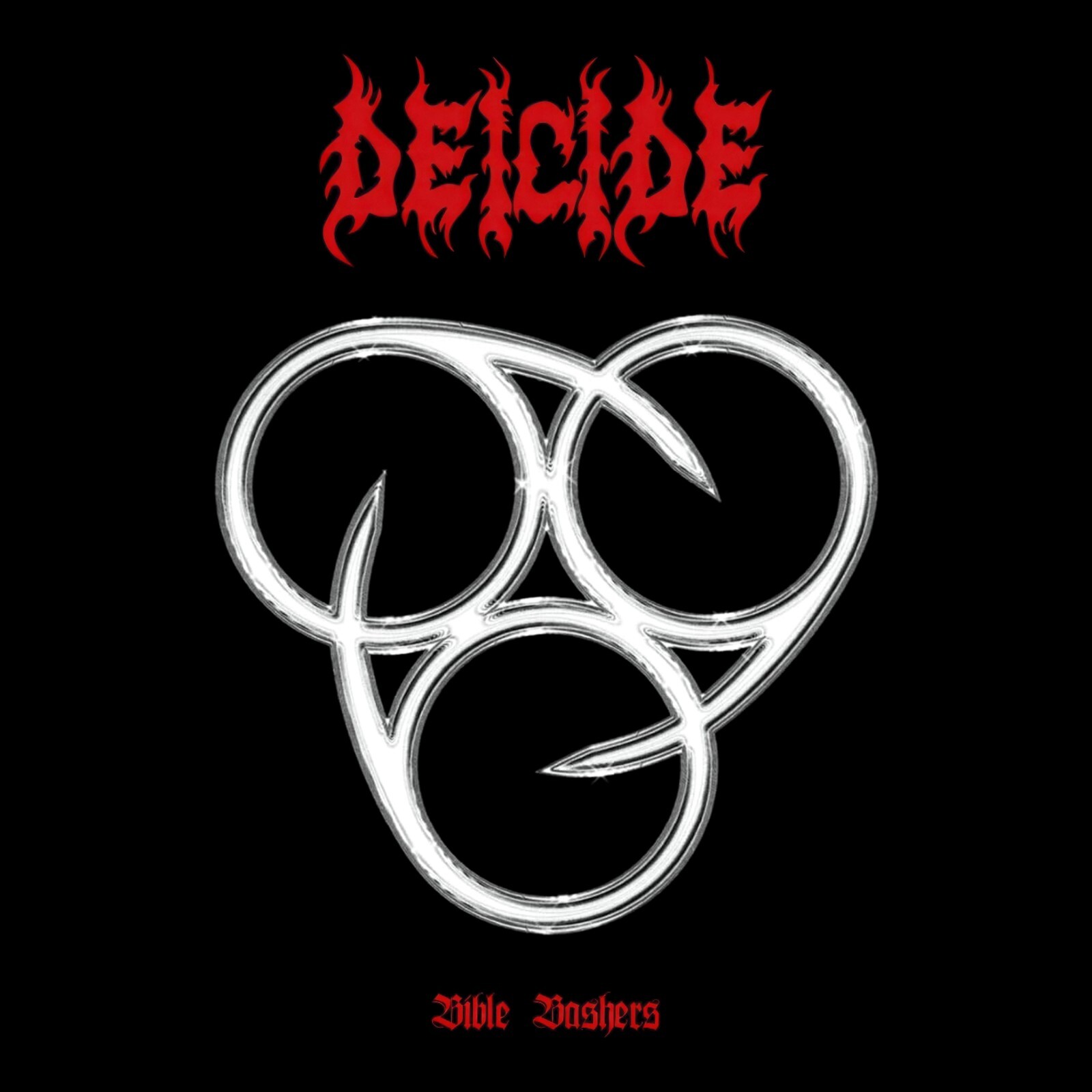 DEICIDE Bible Bashers BANNER HUGE 4X4 Ft Fabric Poster Tapestry Flag album cover