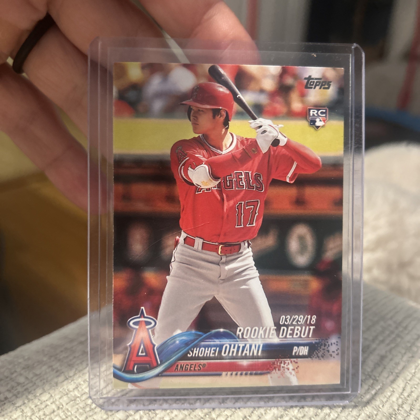 2018 Topps Update Series Rookie Debut Shohei Ohtani #US285 las Angeles dodgers 