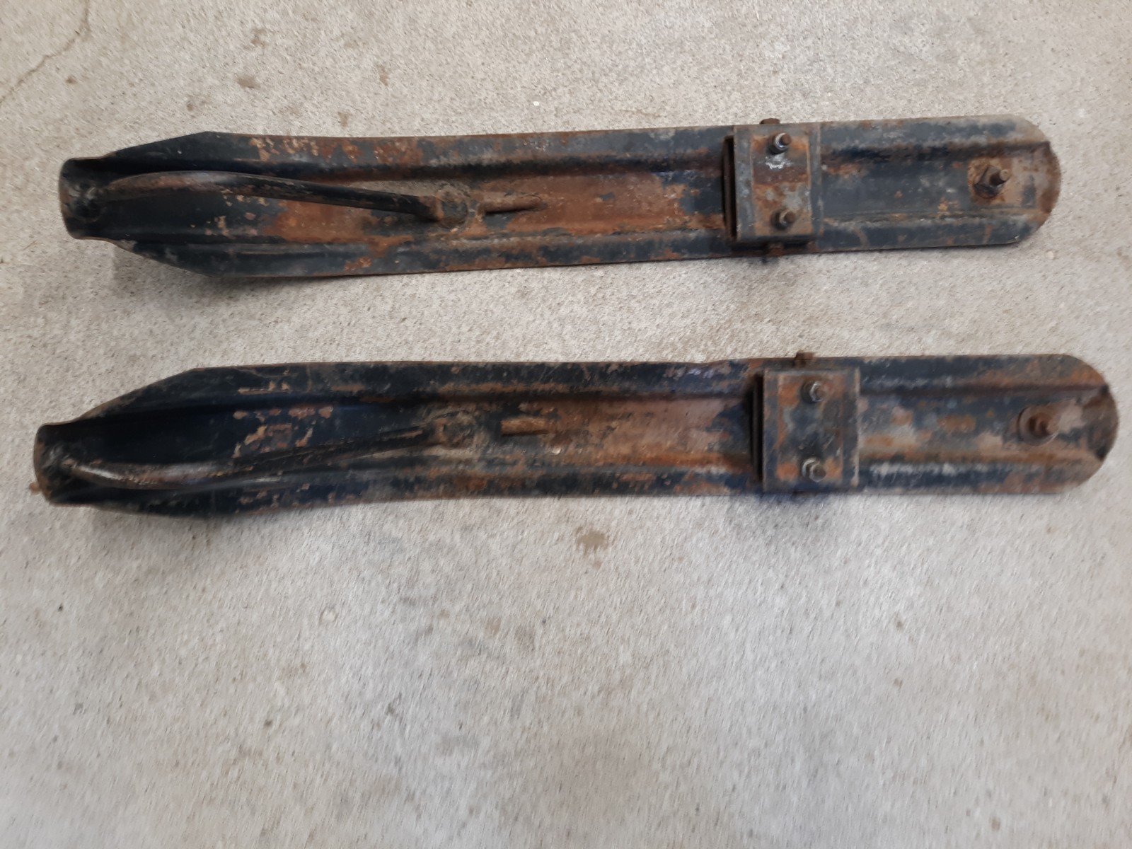 Vintage Sno Pony Snowmobile Skis Vintage Sno Pony Snowmobile Skis