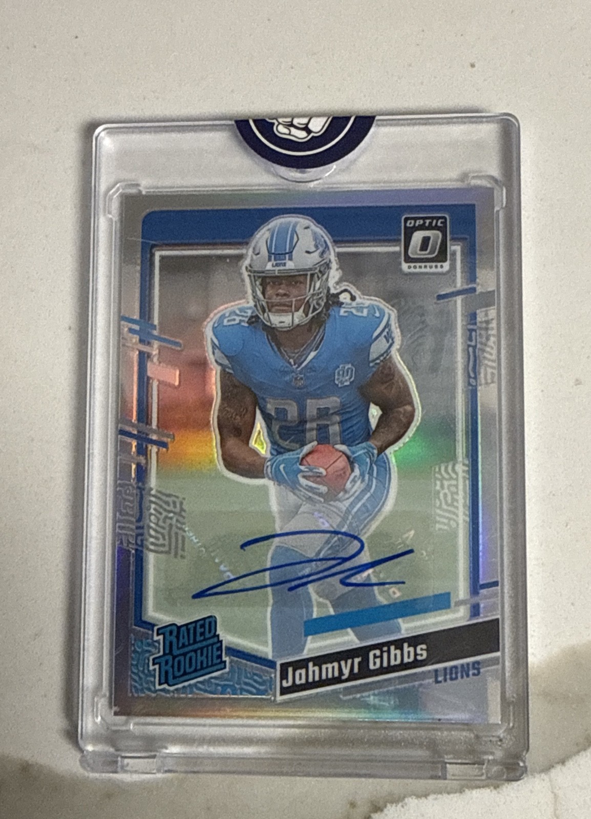 2023 Panini Donruss Optic - Rated Rookie RPS Jahmyr Gibbs #236 Holo Prizm... 2023 Panini Donruss Optic - Rated Rookie RPS Jahmyr Gibbs #236 Holo Prizm...