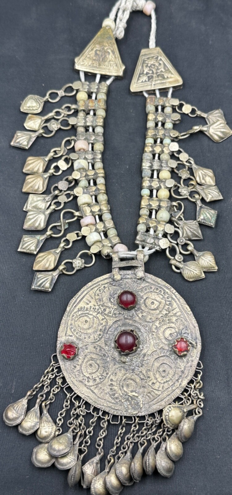 Antique Afghani triable kochi necklace rare unique Antique Afghani triable kochi necklace rare unique
