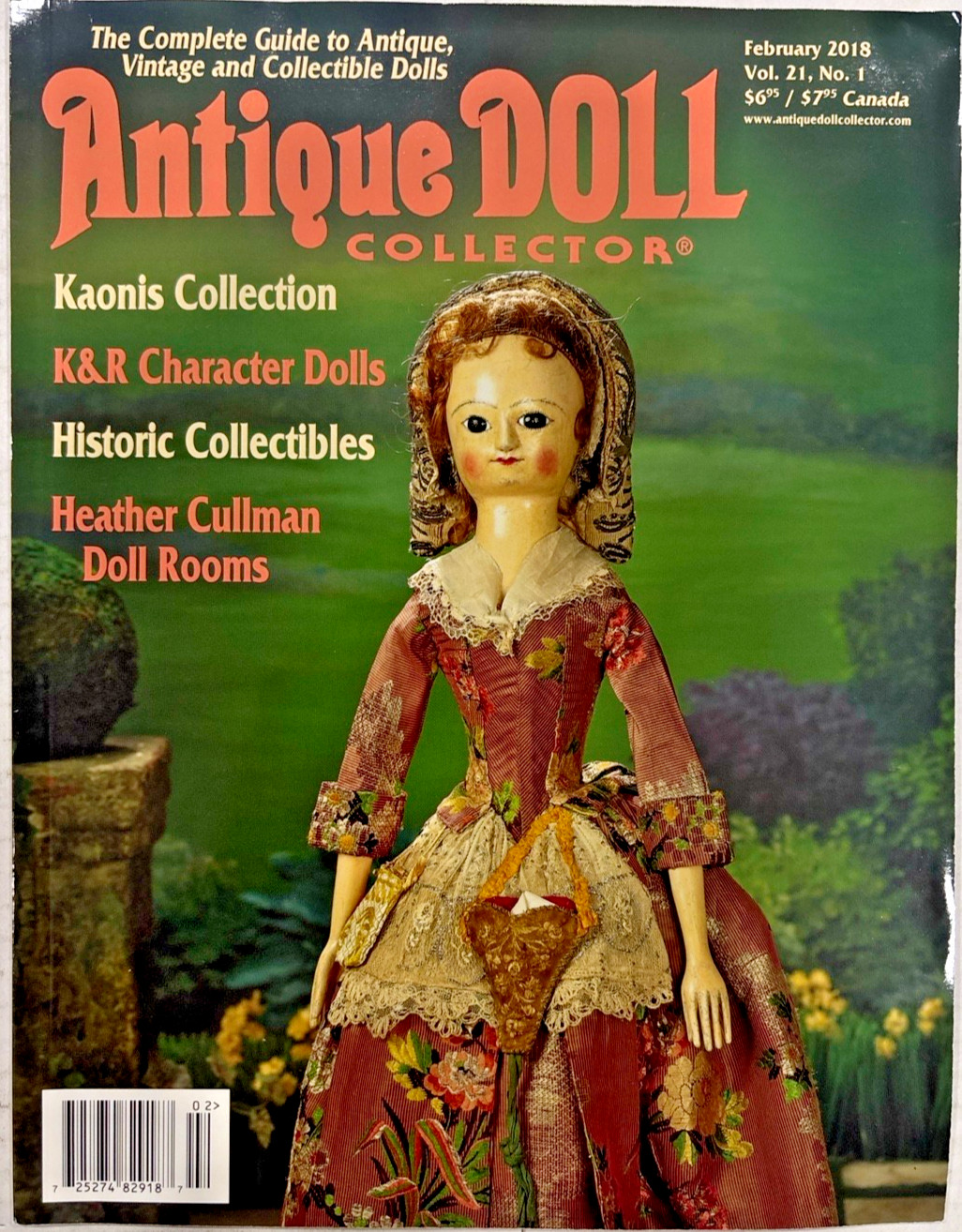 Antique Doll Collector Magazine February 2018 Vol 21 No 1 K&R Dolls 