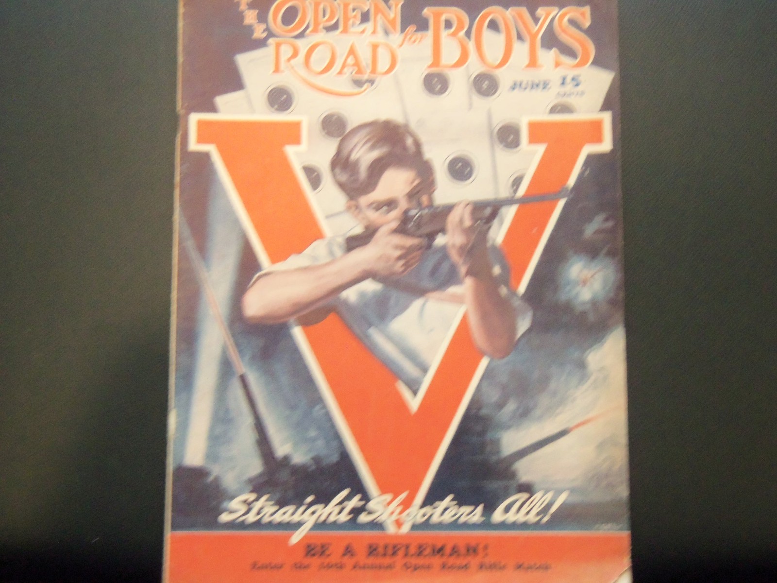 1942 JUNE OPEN ROAD FOR BOYS MAGAZINE - NICE ILLUSTRATED COVER - E 27072