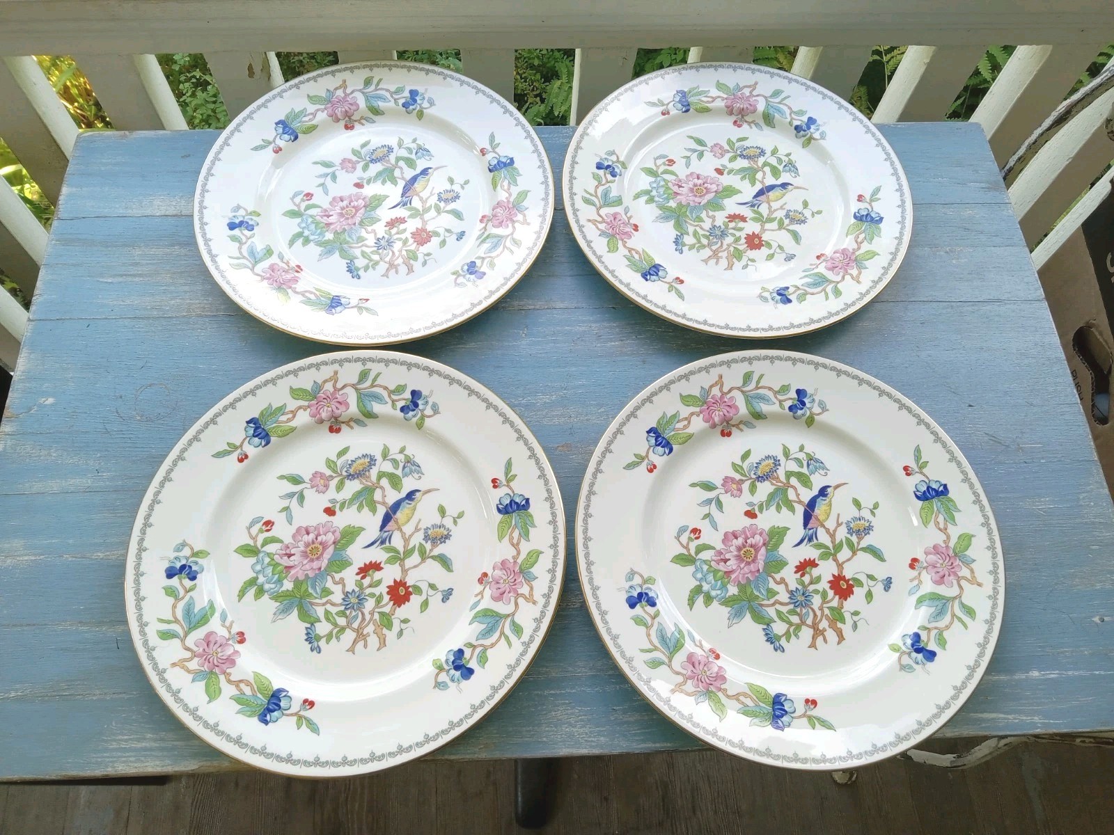 4 Aynsley Bone China Pembroke Pattern 10.5\