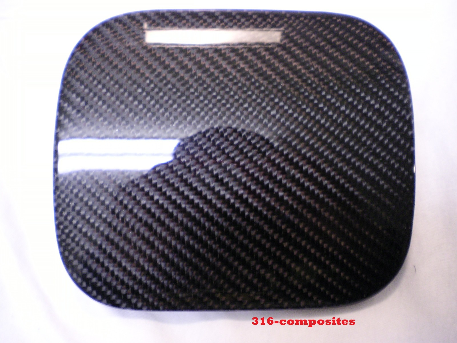 Carbon Fiber Fuel Door Gas Lid For 92-95 Honda Civic Coupe Sedan EG