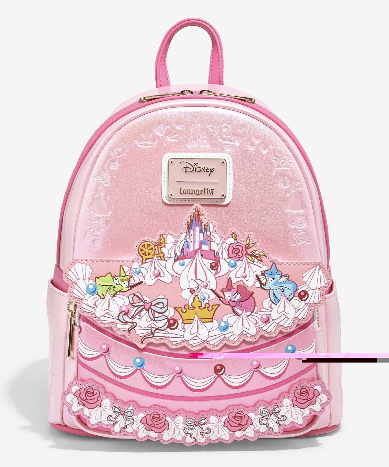Loungefly, Disney Sleeping Beauty, Aurora Cake, Mini Backpack ￼