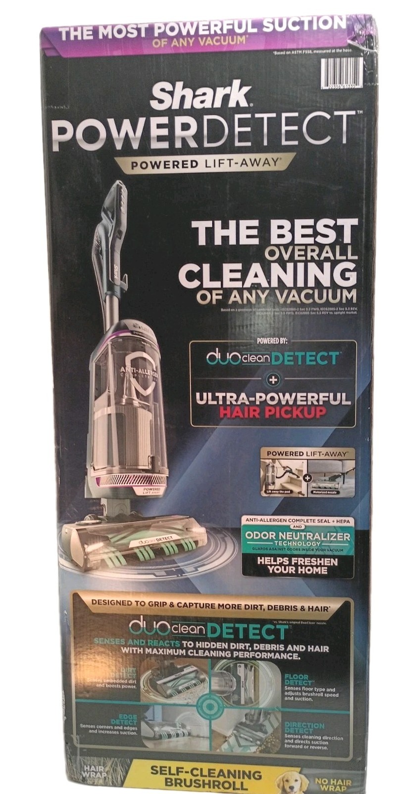 Shark PowerDetect AZ4000 Powered Lift-Away DuoClean Upright Vacuum NEW SEALED