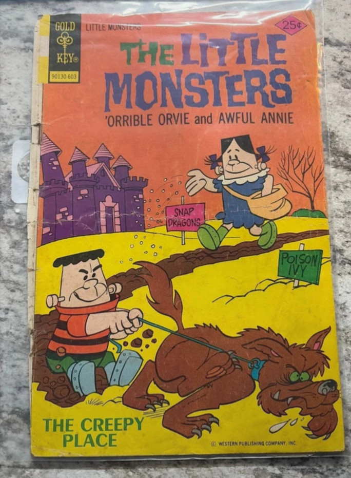 Vintage The Little Monsters ‘Orrible Orvie and Awful Annie Gold Key Comic Book M Vintage The Little Monsters ‘Orrible Orvie and Awful Annie Gold Key Comic Book M