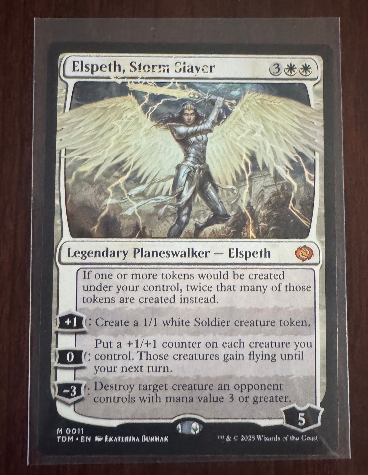 Elspeth, Storm Slayer Tarkir: Dragonstorm Regular Elspeth, Storm Slayer Tarkir: Dragonstorm Regular