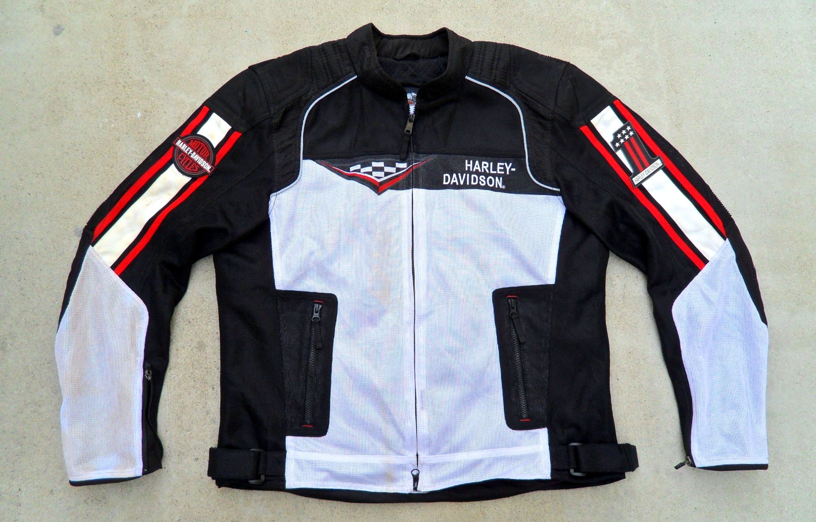 Harley-Davidson Wind Cave Mesh Jacket Men\'s XL Riding Motorcycle