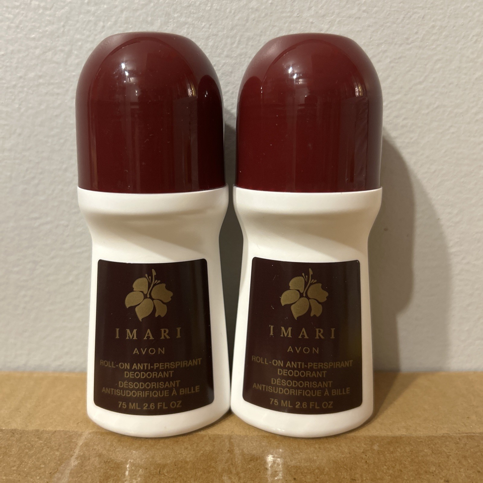 Avon Imari Roll-On Anti-Perspirant Deodorant Lot of 2 NOS New 2.6fl oz Avon Imari Roll-On Anti-Perspirant Deodorant Lot of 2 NOS New 2.6fl oz