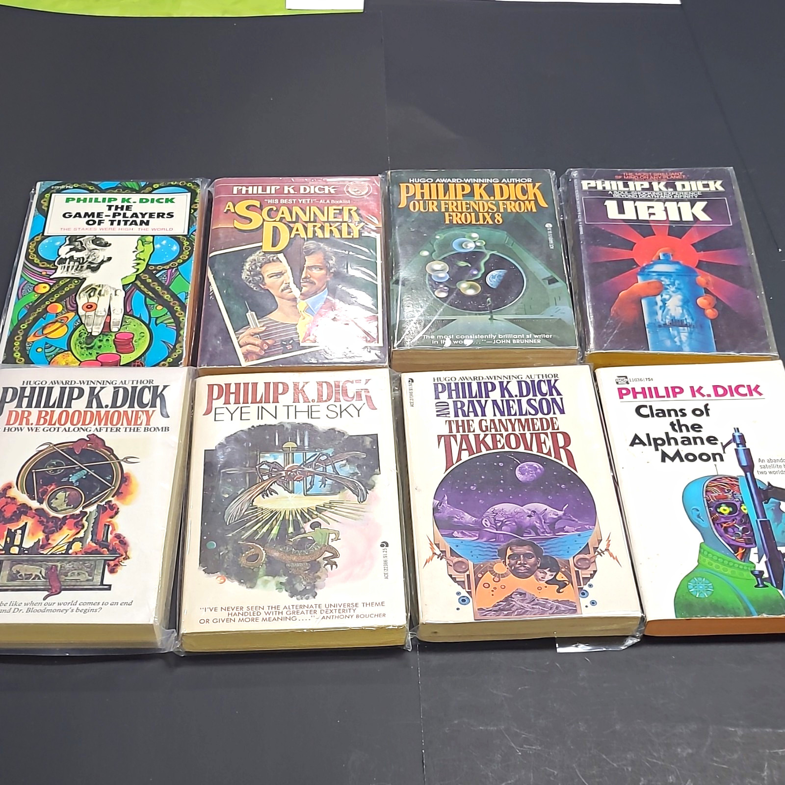 Philip K. Dick Paperback Sci-Fi Novel Lot of 8 - Scanner Darkly, UBIK