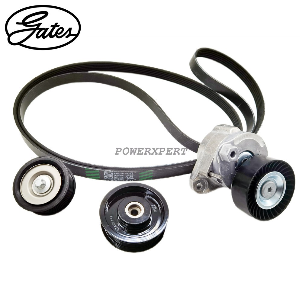 Gates 90K38319A Serpentine Belt Drive Kit for Mercedes C E S ML CLK 3.5L 5.5L