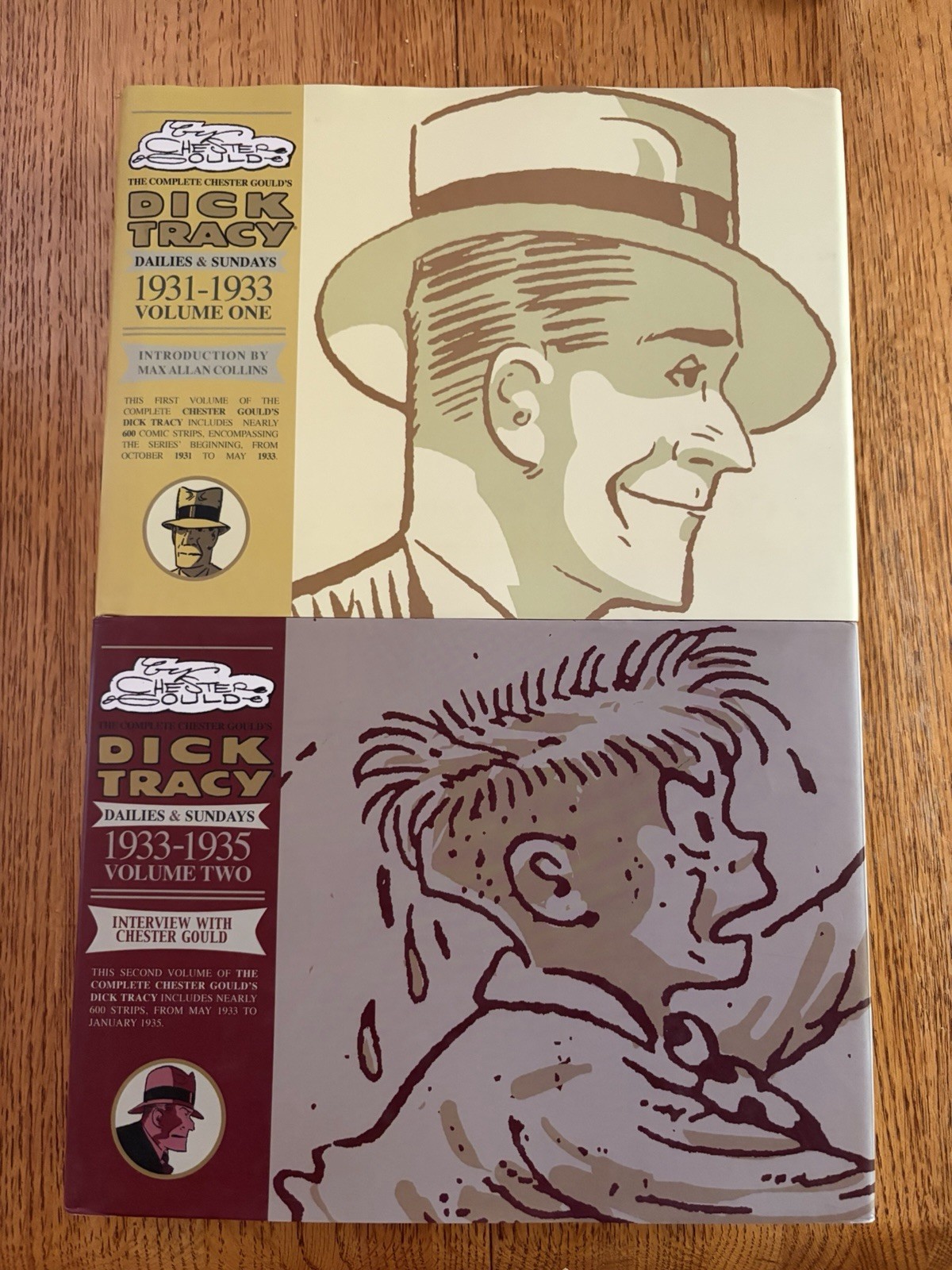 Dick Tracy Daily\'s And Sundays - Volumes 1 & 2 Hardcovers 1931-1935 NICE Dick Tracy Daily\'s And Sundays - Volumes 1 & 2 Hardcovers 1931-1935 NICE