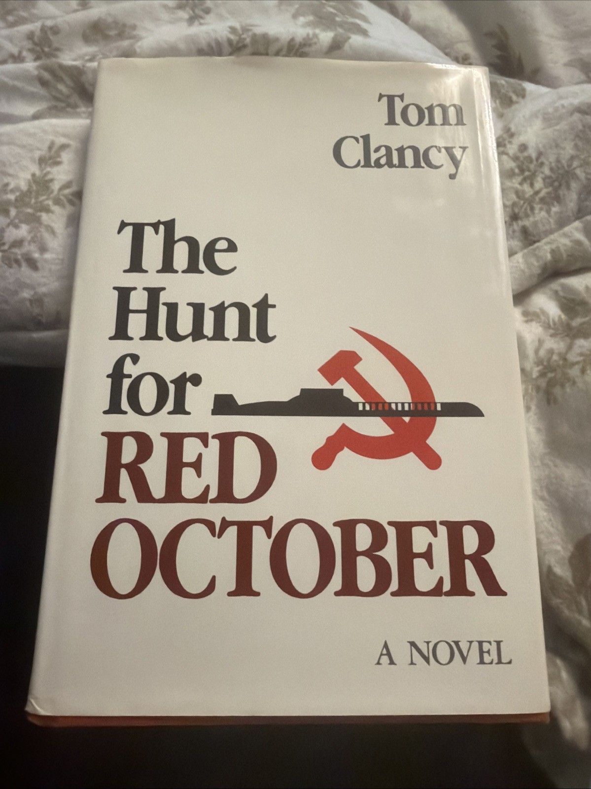 The Hunt For Red October 1st ed/6th Print SIGNED Tom Clancy\'s  1984 Naval Press