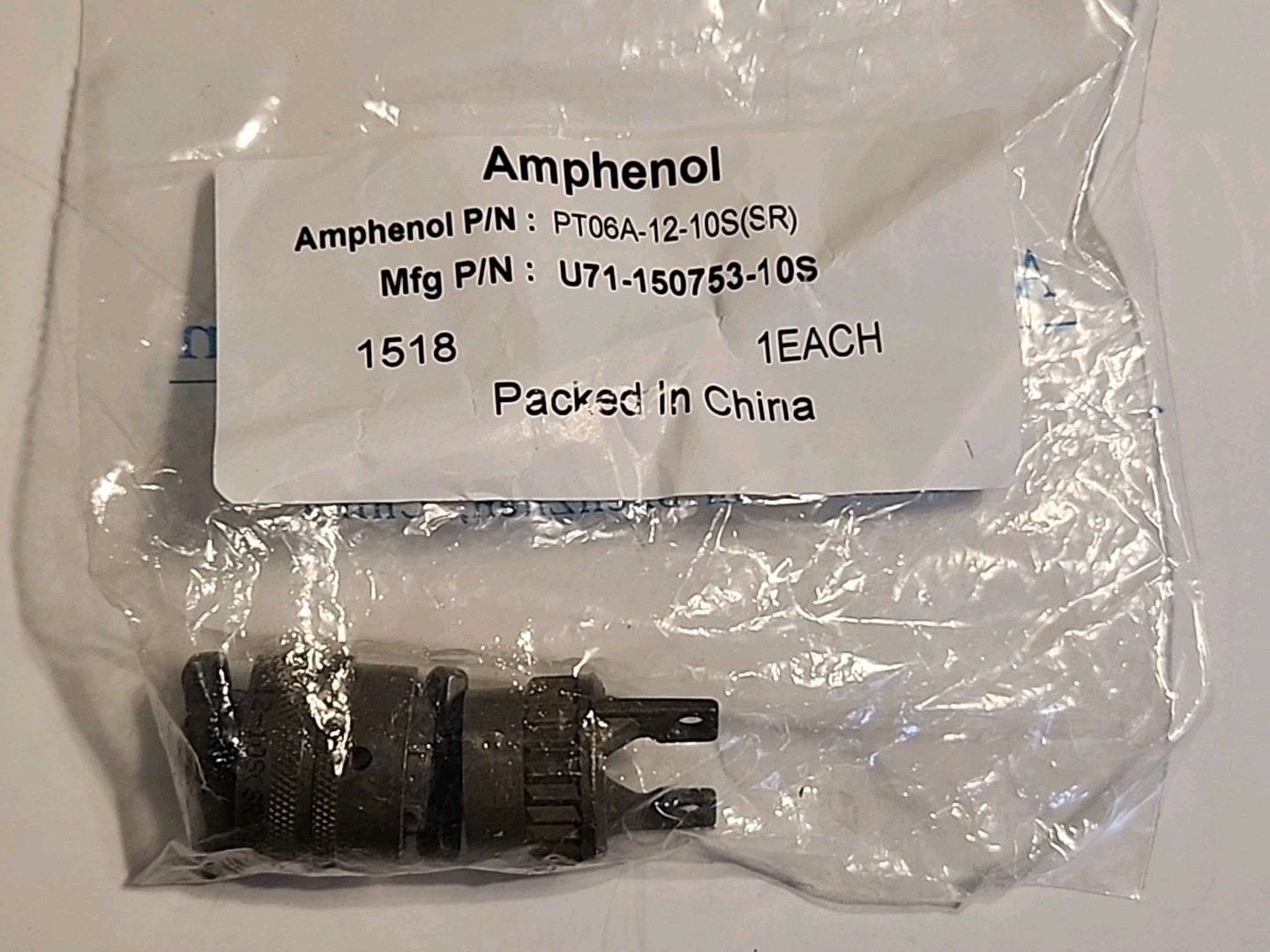 NEW Amphenol PT06A-12-10S-SR Connector Assembly Kit