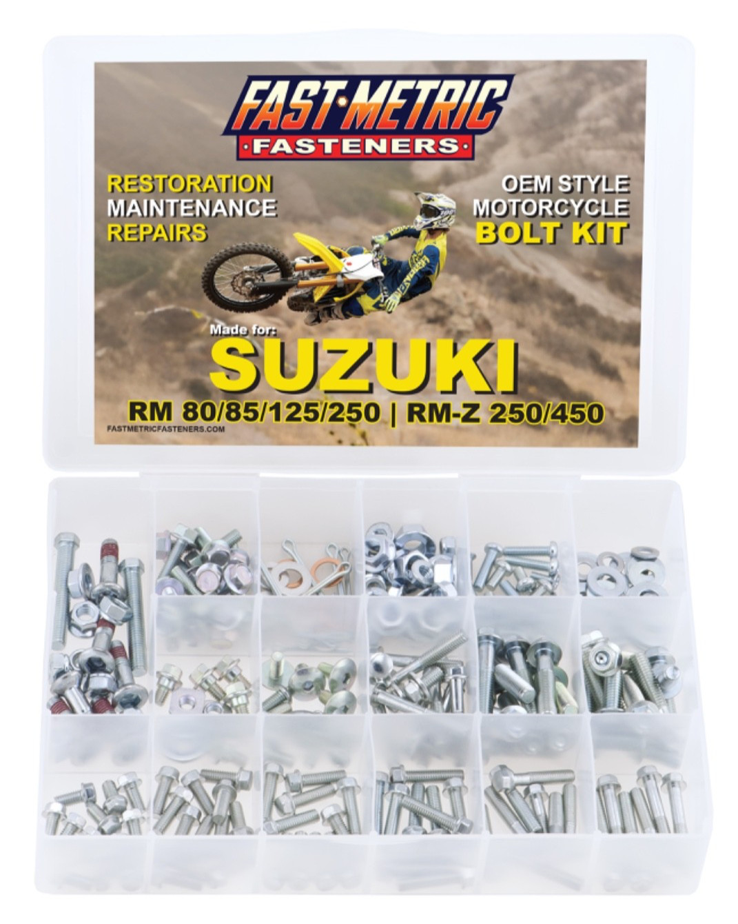 250pc SUZUKI bolt kit for RM125 with sprocket bolts