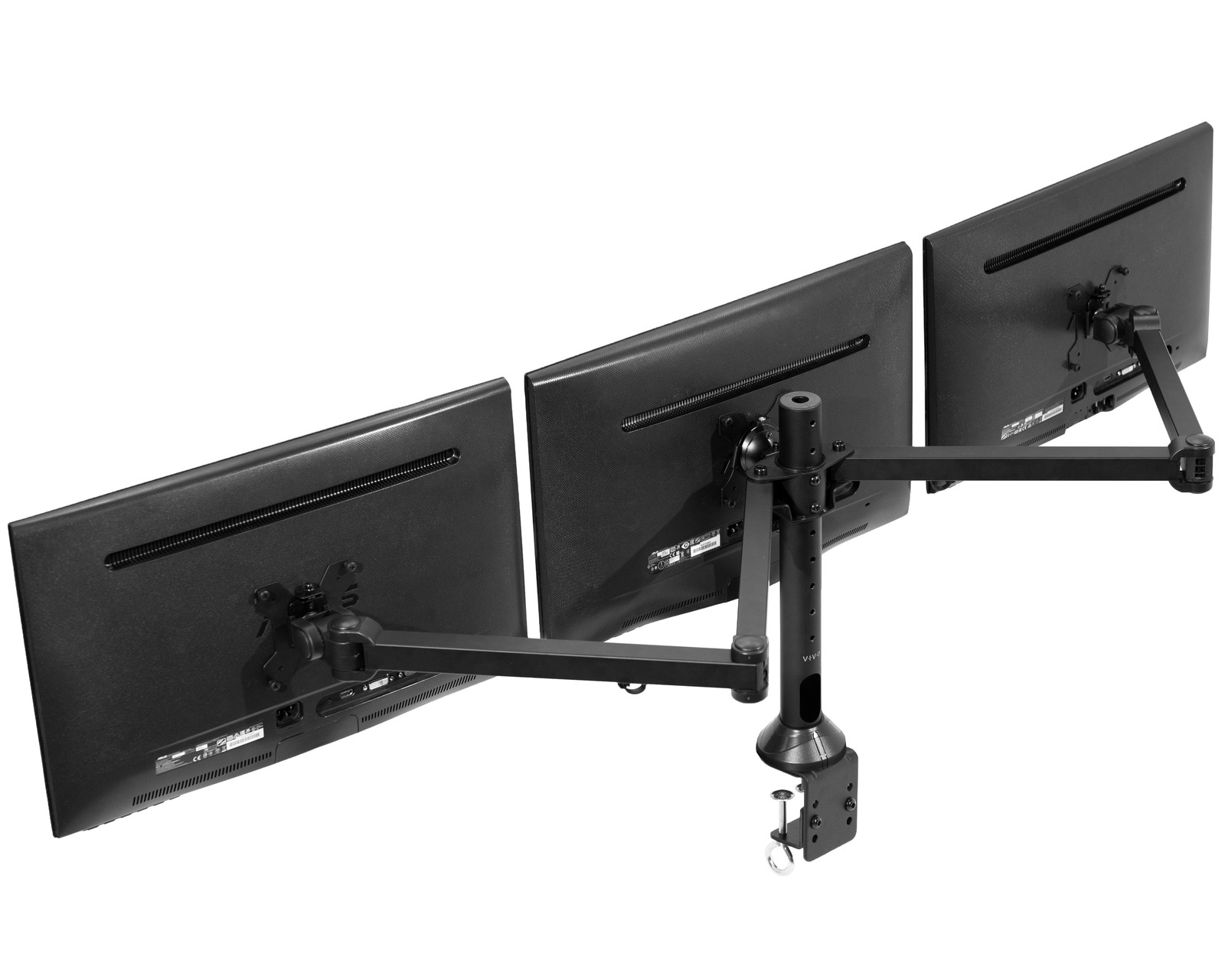 VIVO Triple Monitor Desk Mount, Heavy Duty Stand, Computer Screens up to 32