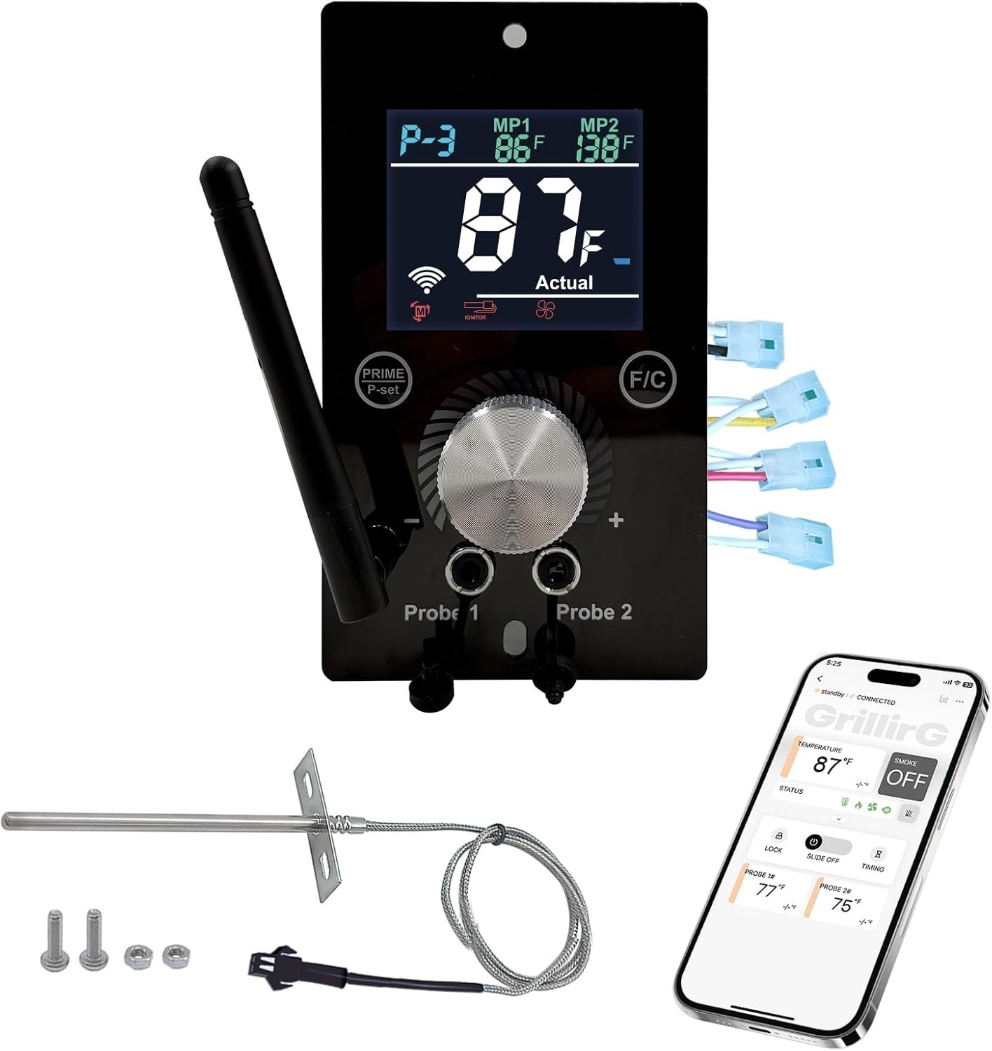 Universal WiFi PID Controller Kit for Multi Pellet Grills