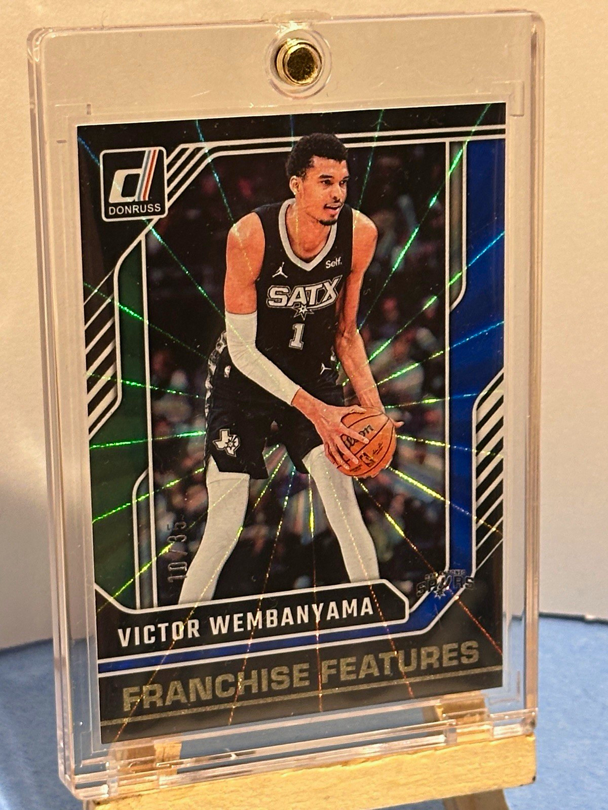 Panini 2024-25 Donruss Victor Wembanyama Franchise Features #25 /35 Spurs 10/35