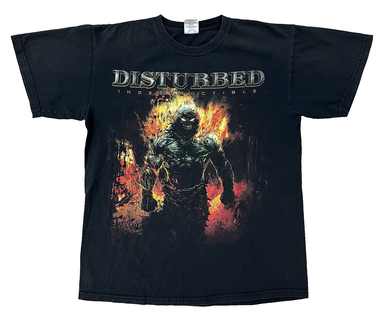 Vintage Disturbed Indestructible 2008 Tour Shirt Mens Size M Band Tee Gildan