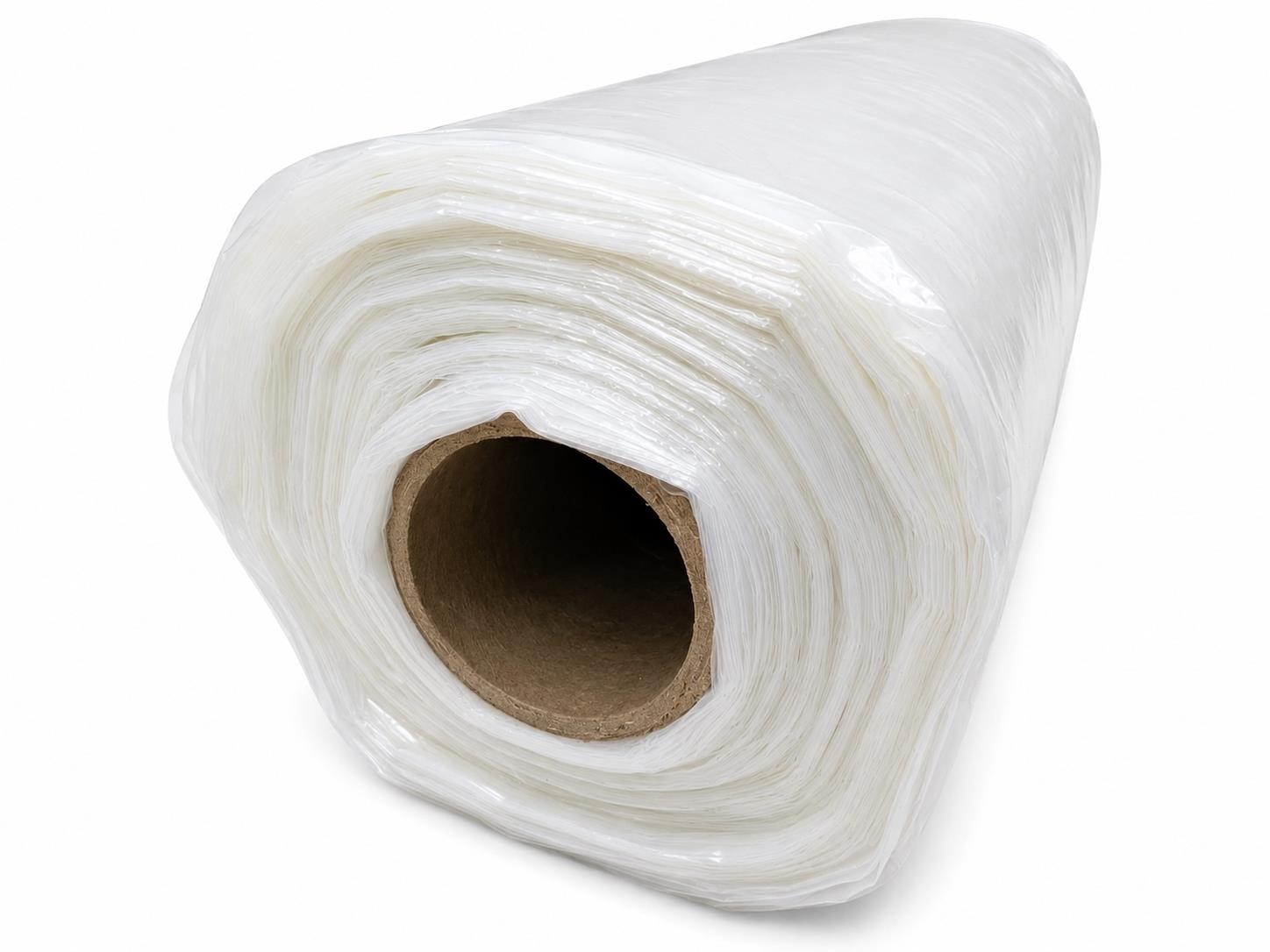 HBM Supply Clear Poly Sheeting 21' x 100' 4 Mil Plastic Construction Film