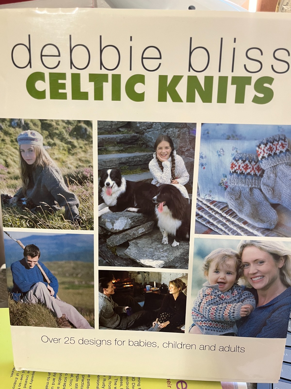 Debbie Bliss Celtic Knits, hardcover, almost new, * 8 3/4 x 11\