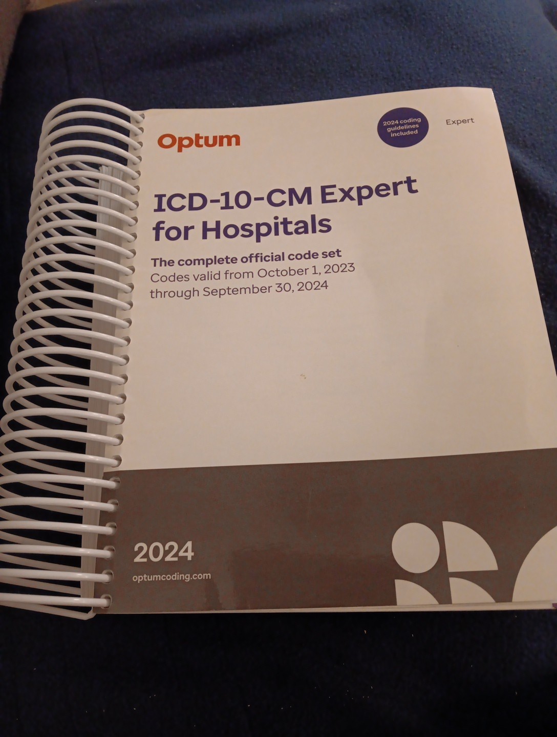 2024 ICD-10-CM Expert for Hospitals Official Code set-Optum-9781622548767