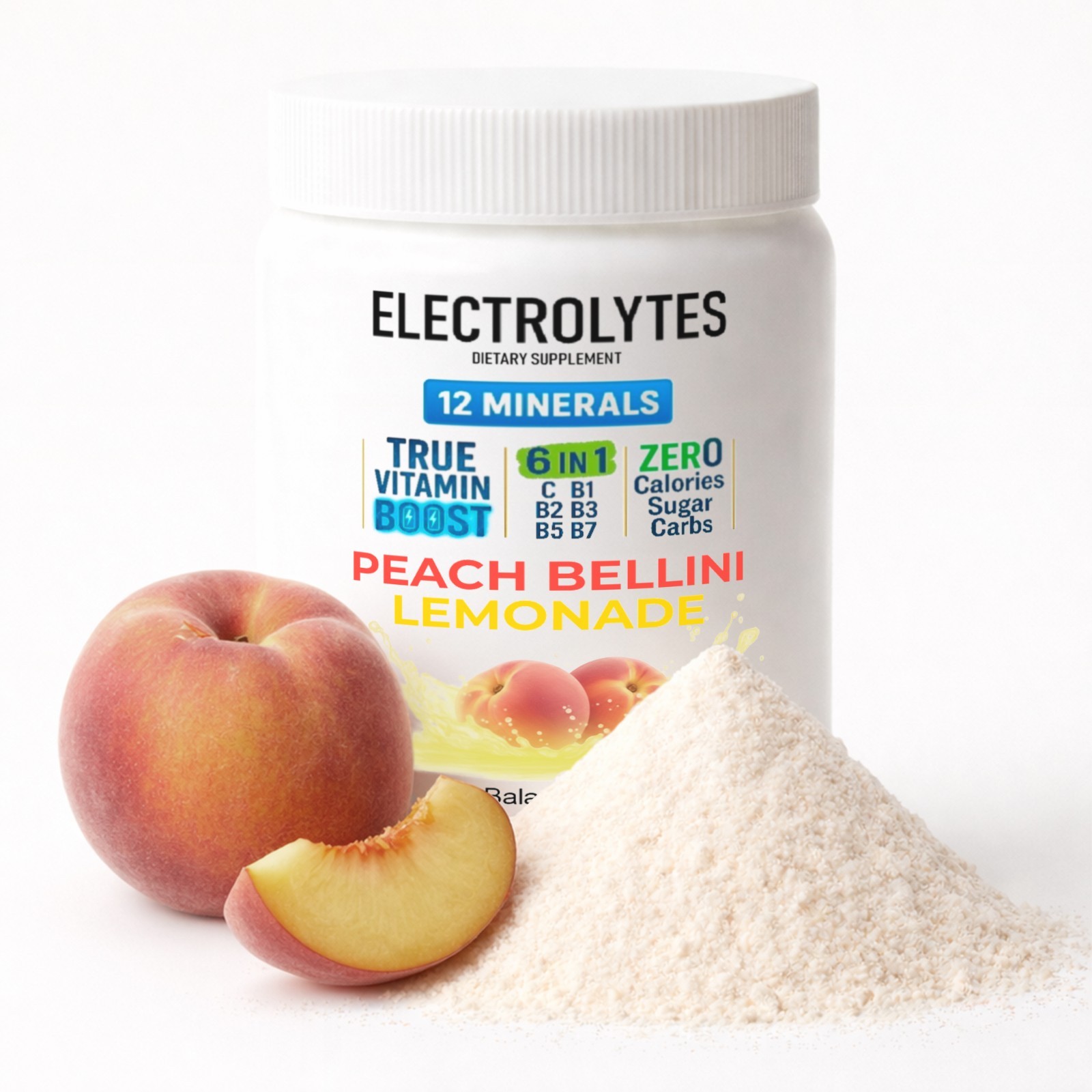 18 in 1 Electrolyte Complex Hydration Powder Dye Free | 12 Minerals + 6 Vitamins 18 in 1 Electrolyte Complex Hydration Powder Dye Free | 12 Minerals + 6 Vitamins