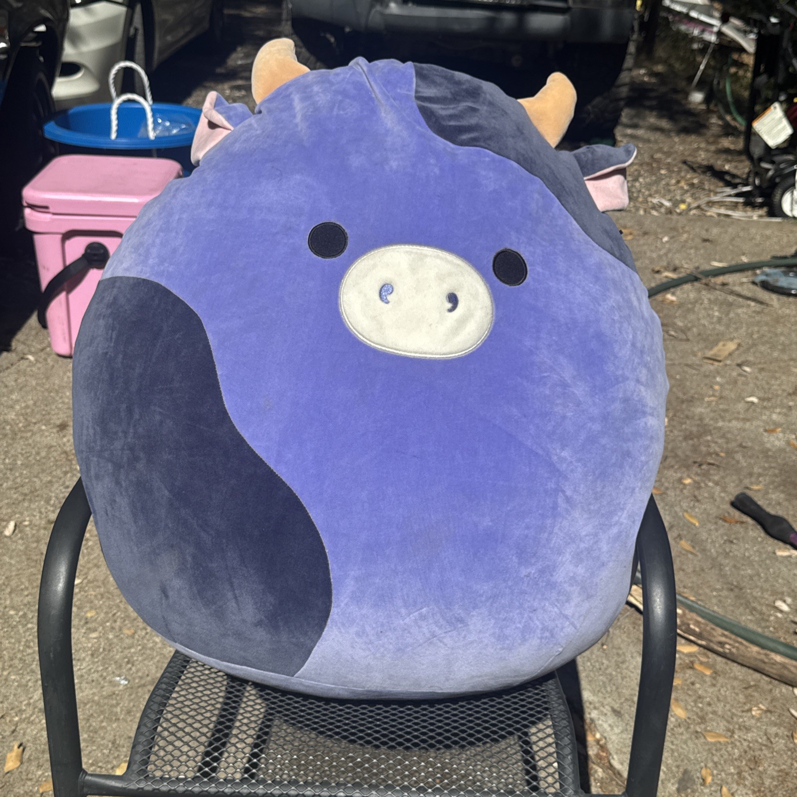 SQUISHMALLOWS INGRED PLUSH PURPLE COW HUGE JUMBO 24\ SQUISHMALLOWS INGRED PLUSH PURPLE COW HUGE JUMBO 24\
