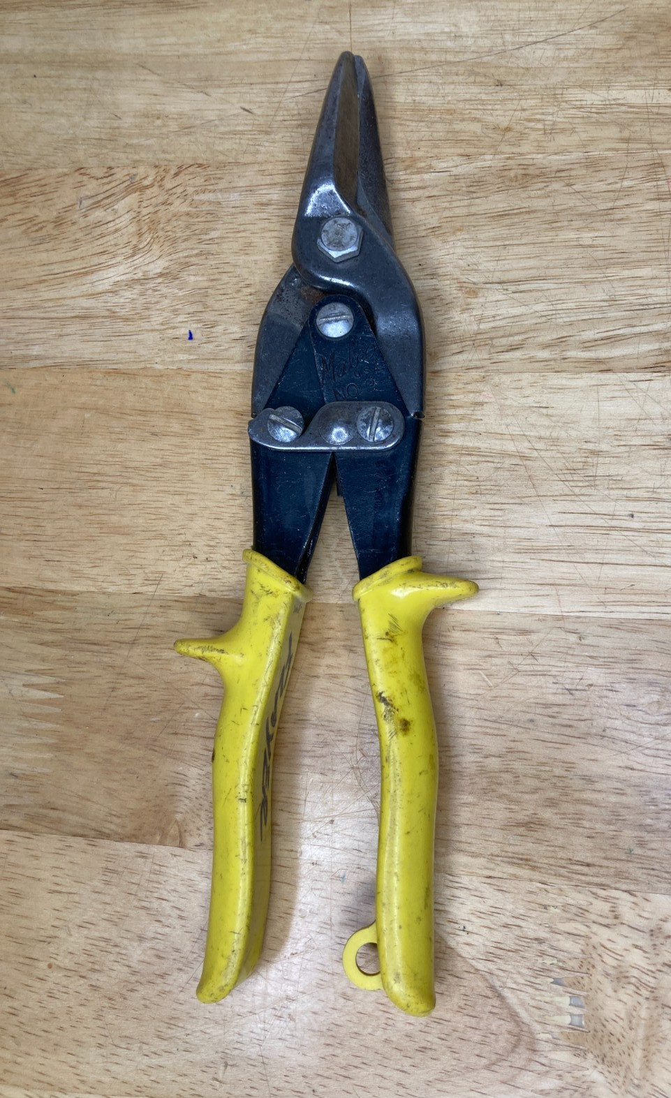 Vintage Malco No. 3 Snips Tool, Cutting Tool USA