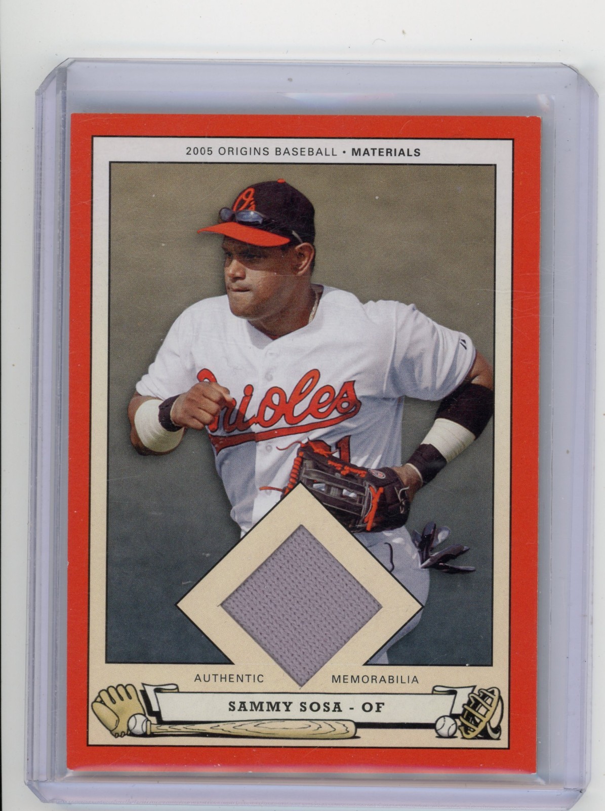 Sammy Sosa 2005 Origins Jersey Card #PB-SS