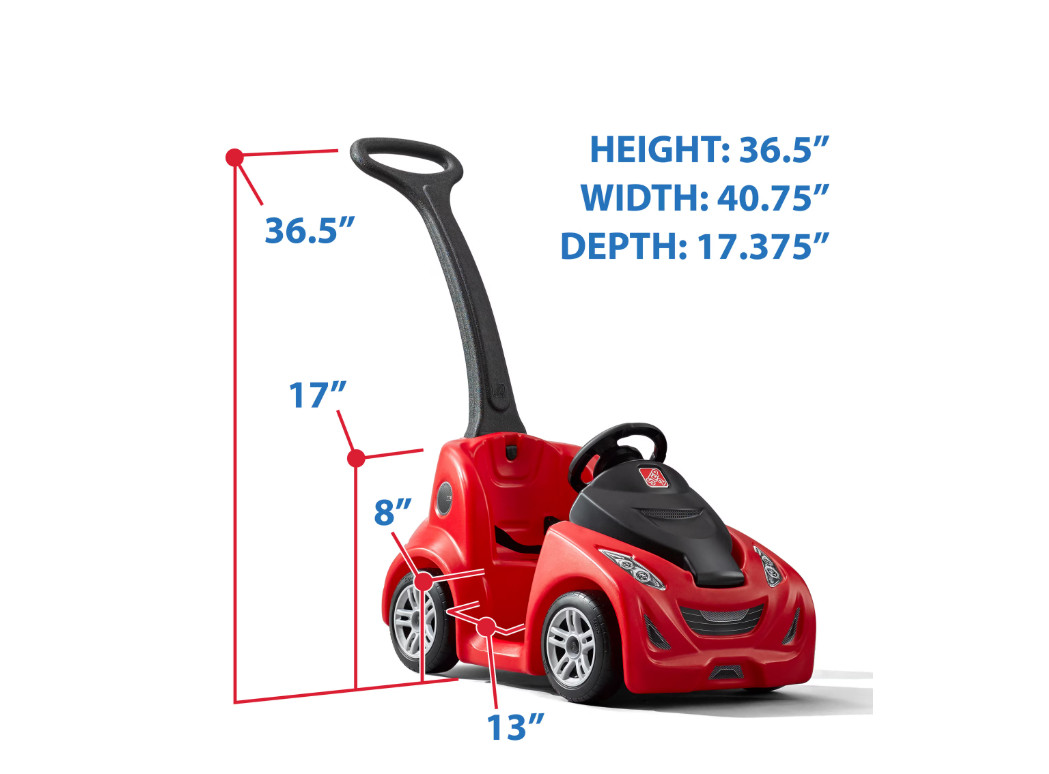 Step2 Red Push-Around Buggy GT Push Car and Toddler Toy for Kids Step2 Red Push-Around Buggy GT Push Car and Toddler Toy for Kids