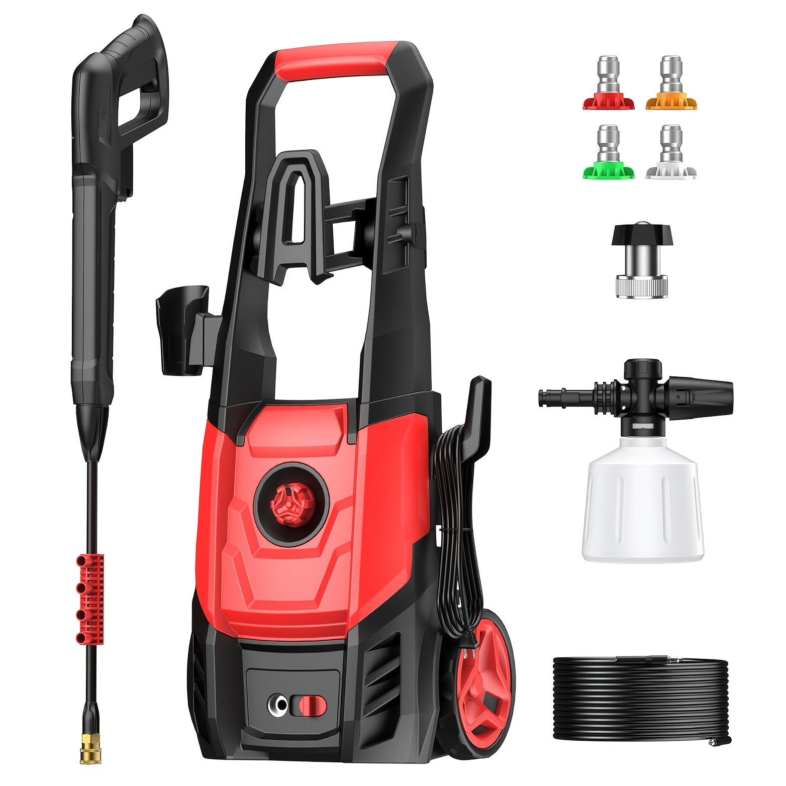 VUSIGN 3800  PSI Electric Pressure Washer 2.5 GPM Portable High Pressure Washer