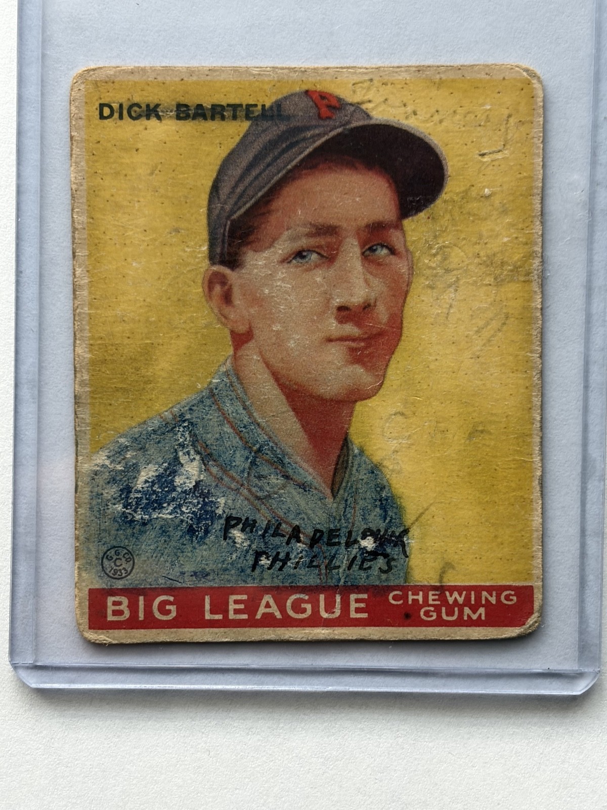 1933 Goudey Big League Chewing Gum - R319 Dick Bartell #28 (RC)