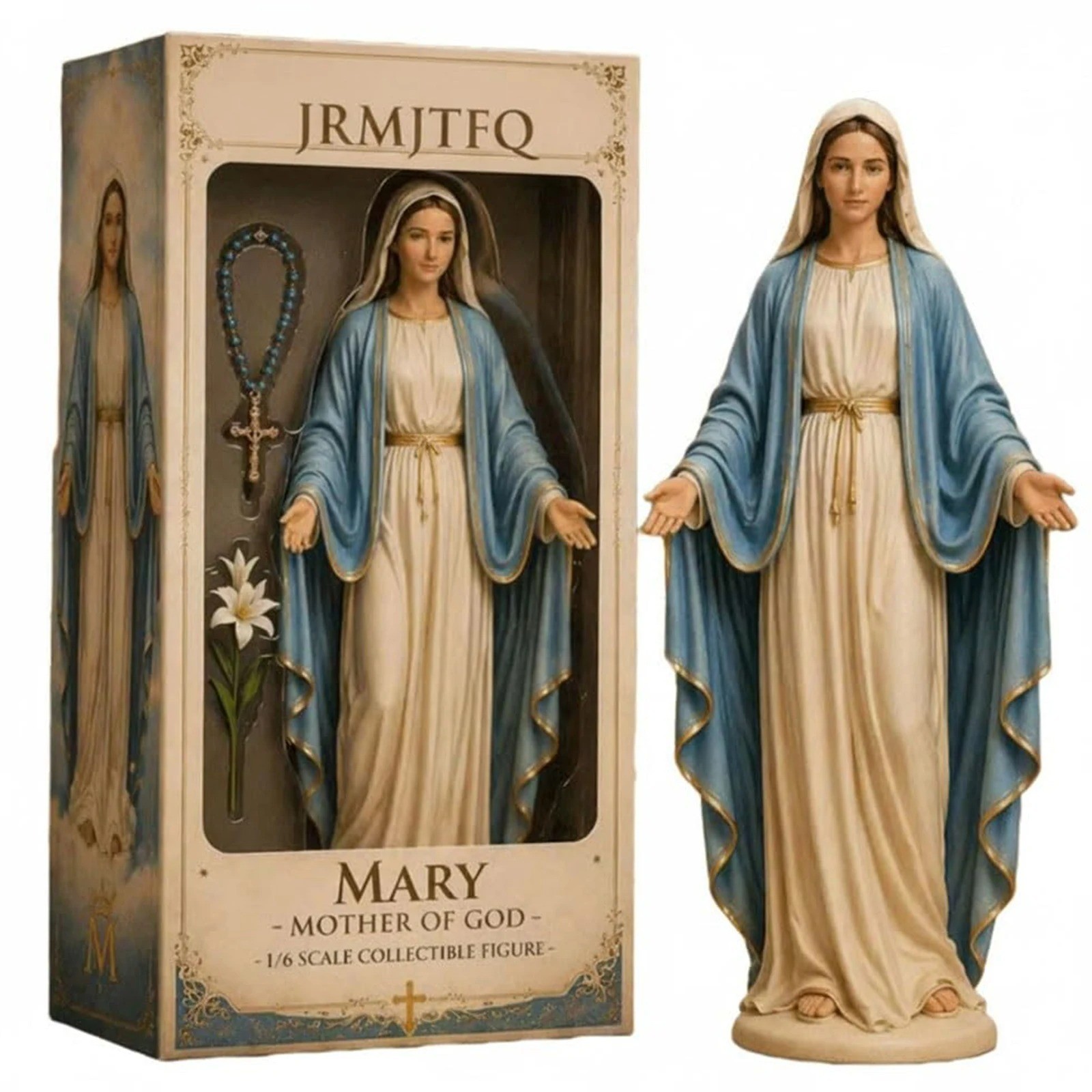 Virgin Mary Statue Catholic Religious Decor Resin Statue Virgin Mary Statue Catholic Religious Decor Resin Statue