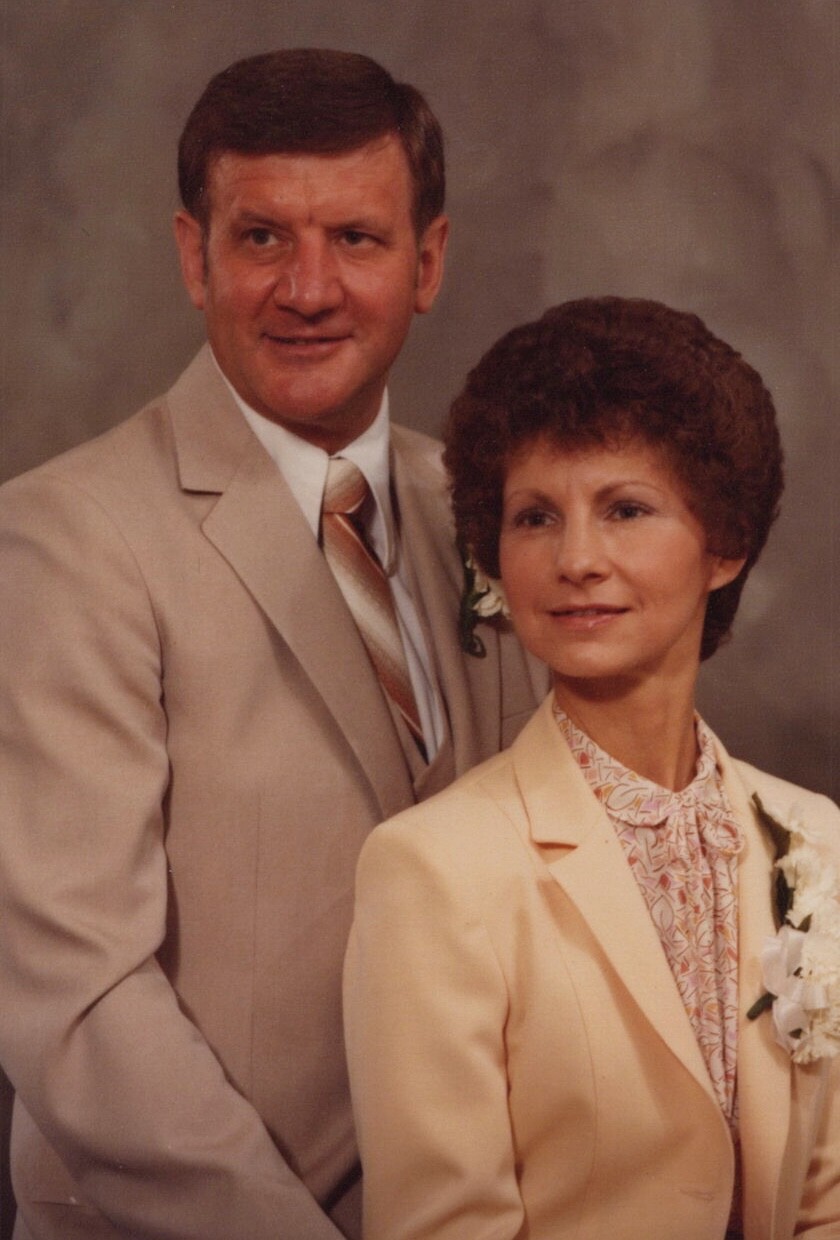 1980s Handsome Man Pretty Woman Studio Portrait Elegant Outfits Warm Connection
