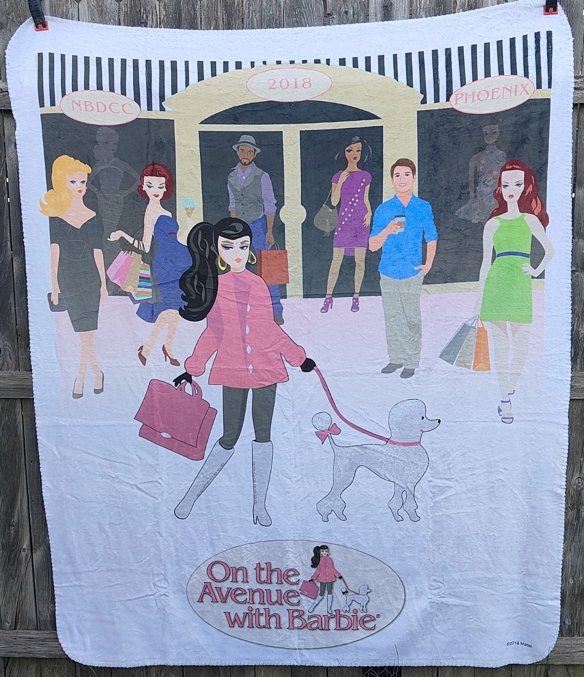 2018 NBDCC On The Avenue With Barbie Thin Fleece Blanket 50\ 2018 NBDCC On The Avenue With Barbie Thin Fleece Blanket 50\