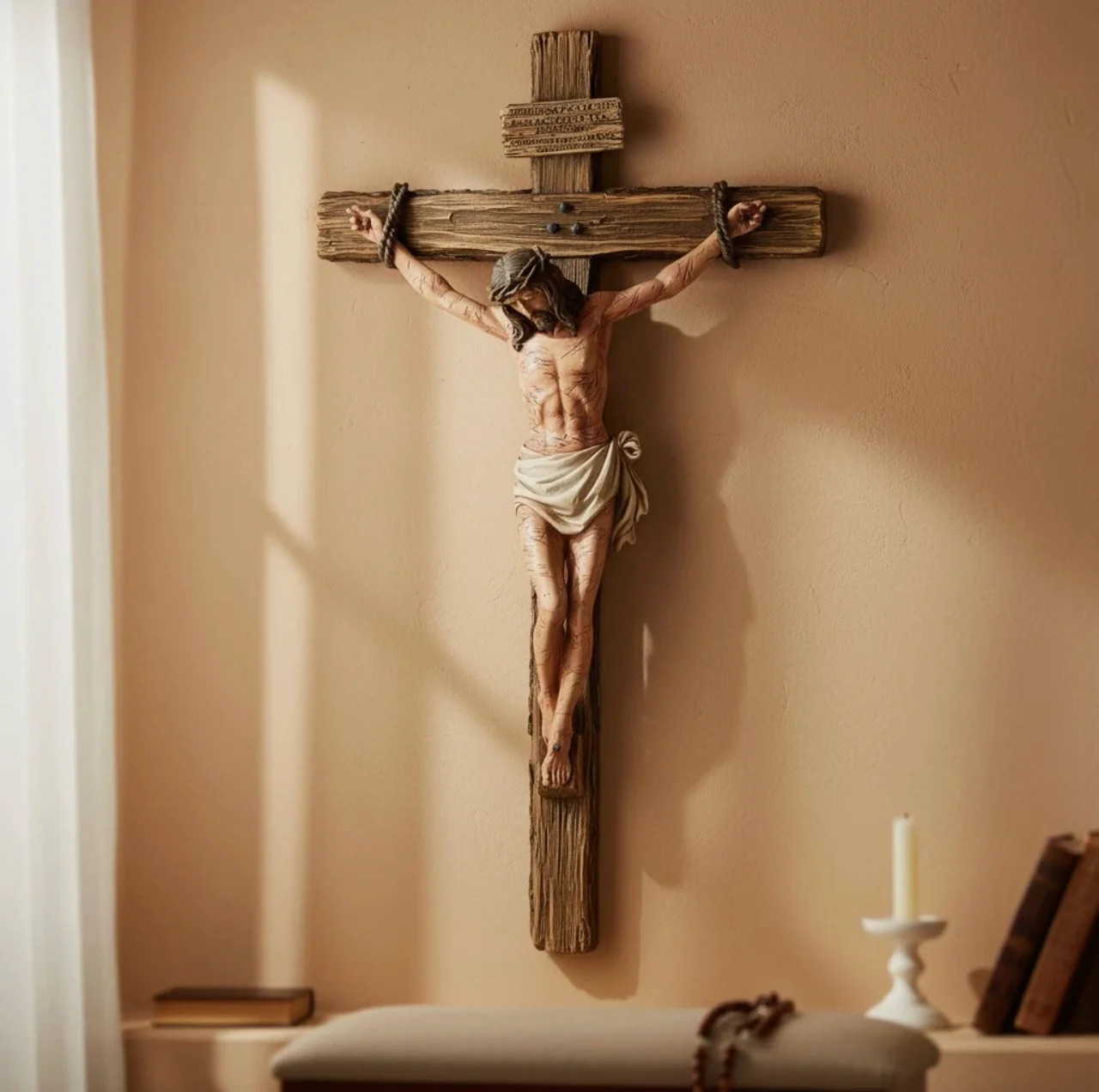 Extra Large Catholic Crucifix 20.75\