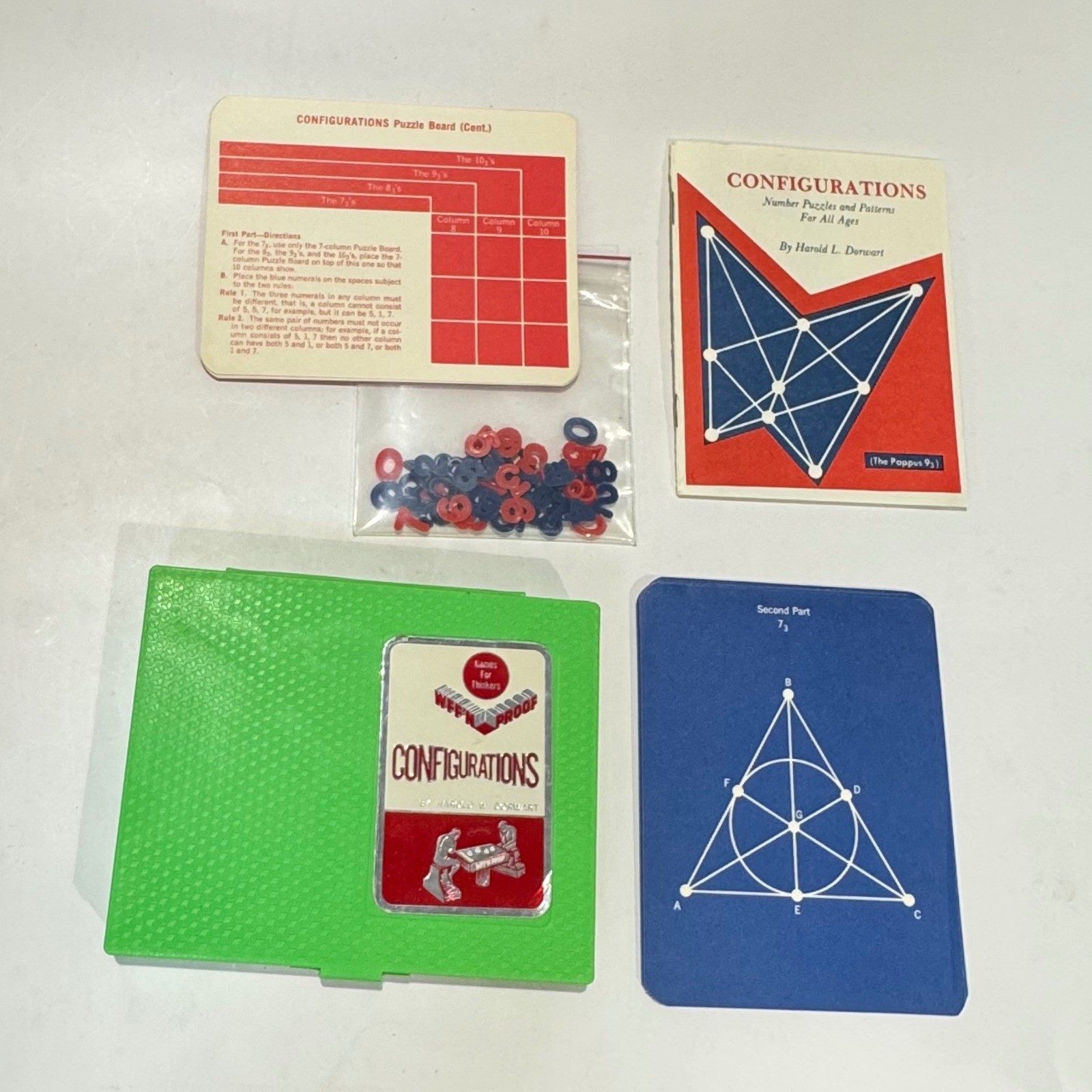 Vintage 1972 WFF \'N PROOF Configurations Math Logic Puzzle Game Harold Dorwart