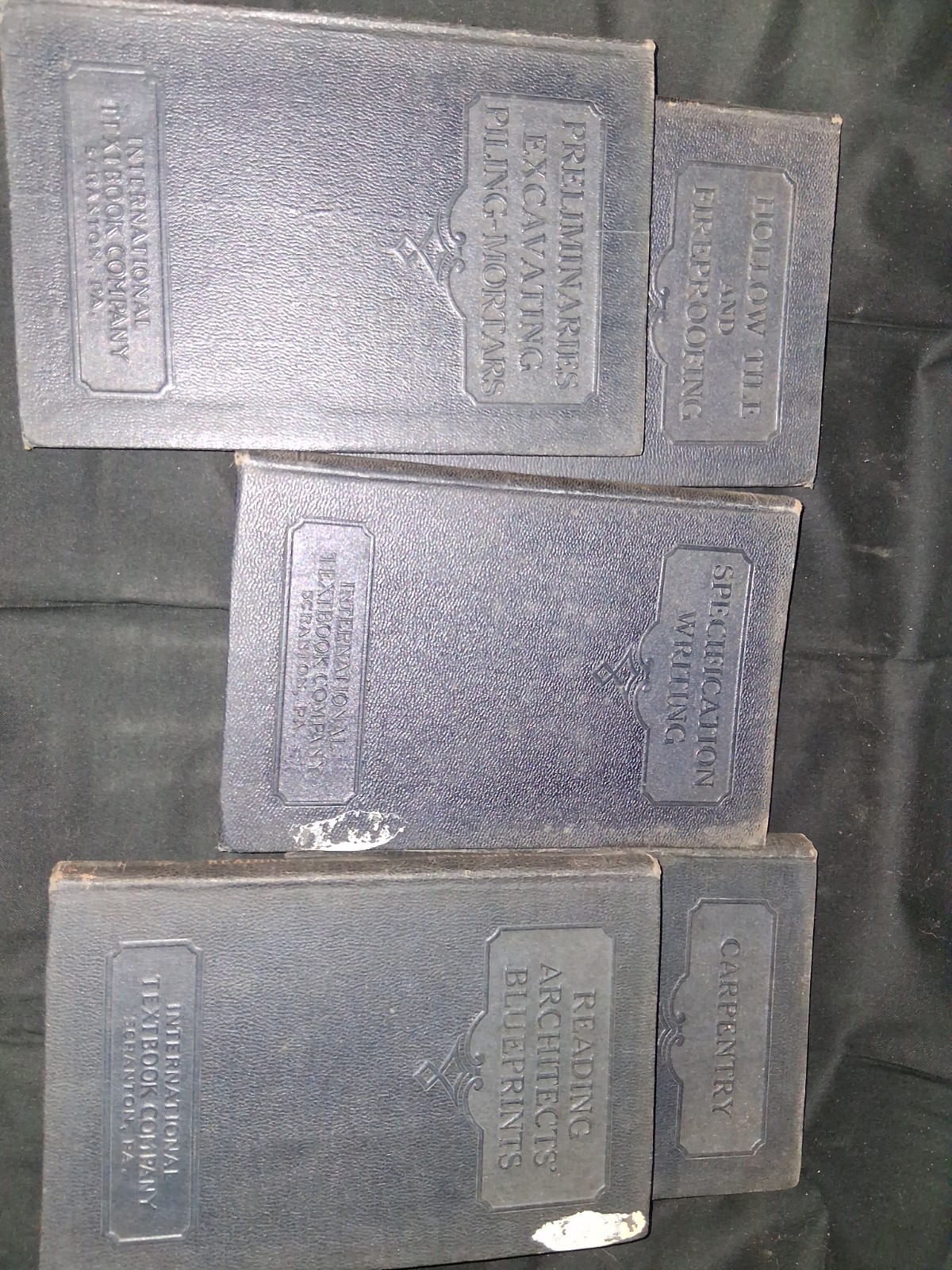 Set Of Five Vintage 1930s Architectural Textbooks Set Of Five Vintage 1930s Architectural Textbooks