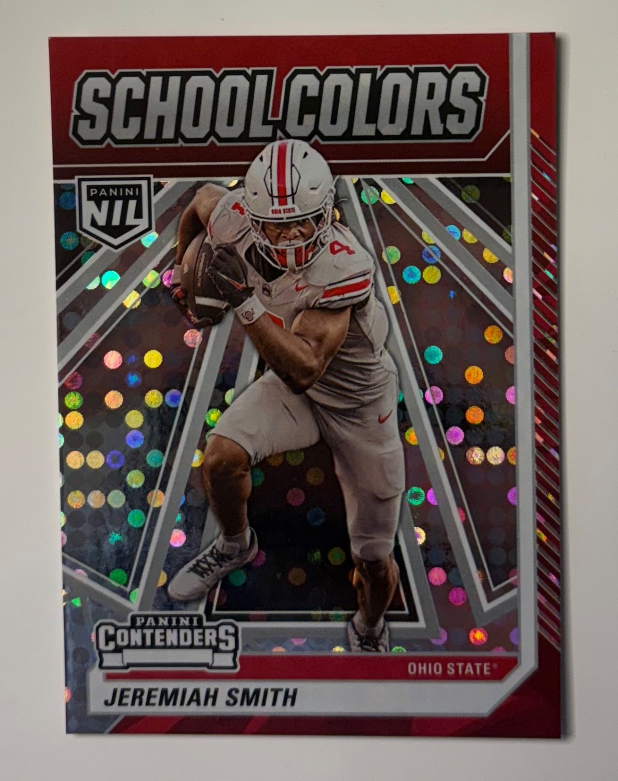 Jeremiah Smith 2024-25 Panini The Ohio State University Disco School Colors 🔥