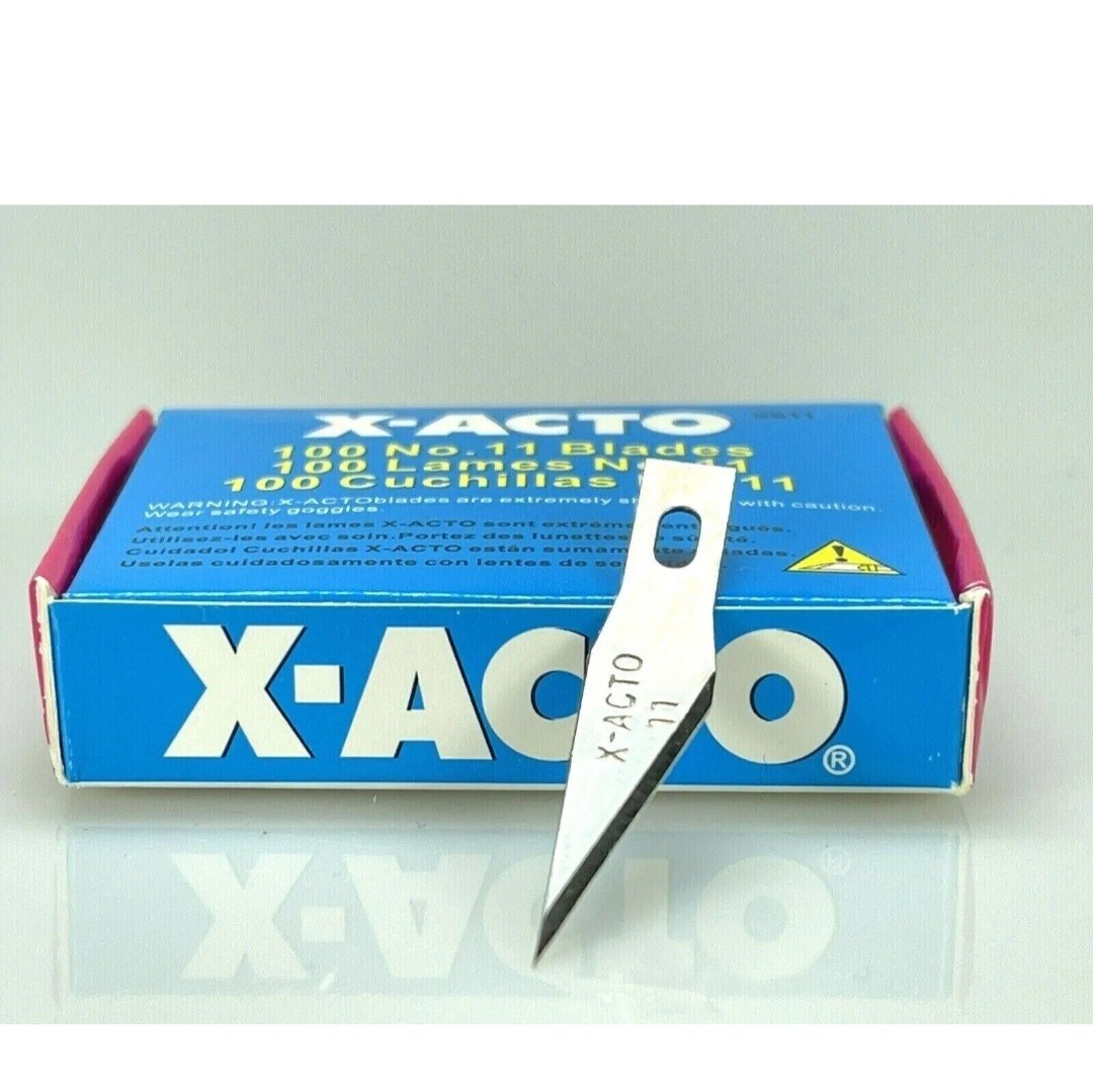 X-ACTO X611 100-Pc. No.11 Bulk Pack Blades for X-Acto Knives 